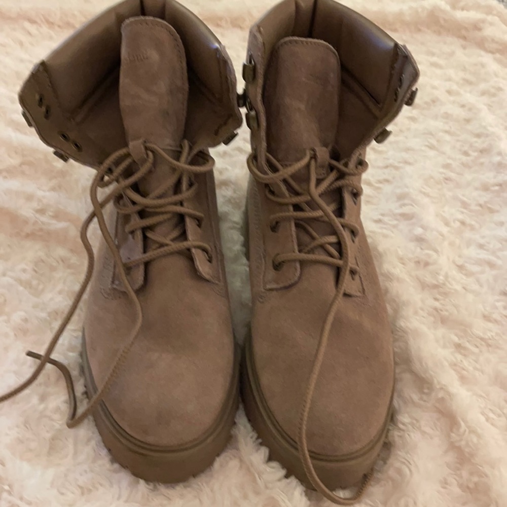 Tan boots